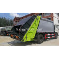 Type de luxe Dongfeng 180hp 12cbm Garbage Compacting Truck